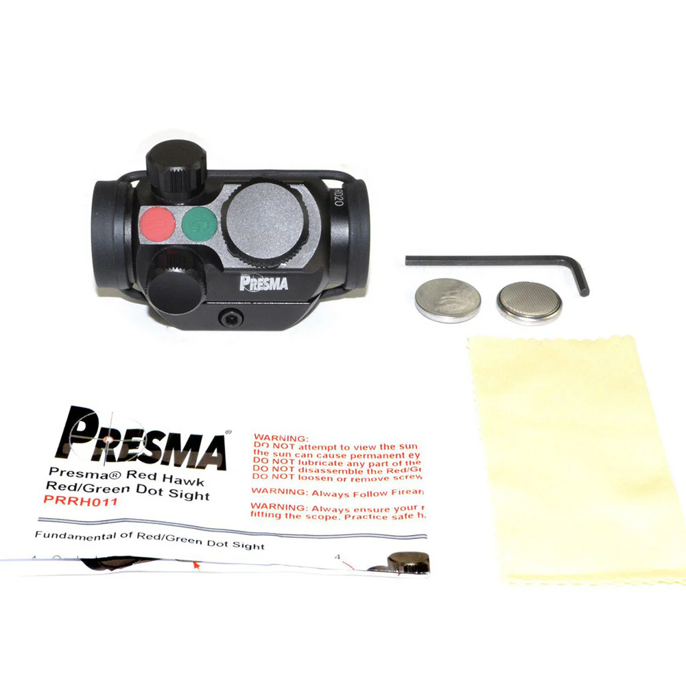 Red Hawk Series Compact Reflex Red/Green Dot Scope - Image 4